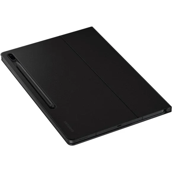 Samsung - Galaxy Tab S8+, Tab S7 FE, Tab S7+ Slim Book Keyboard Cover -Black